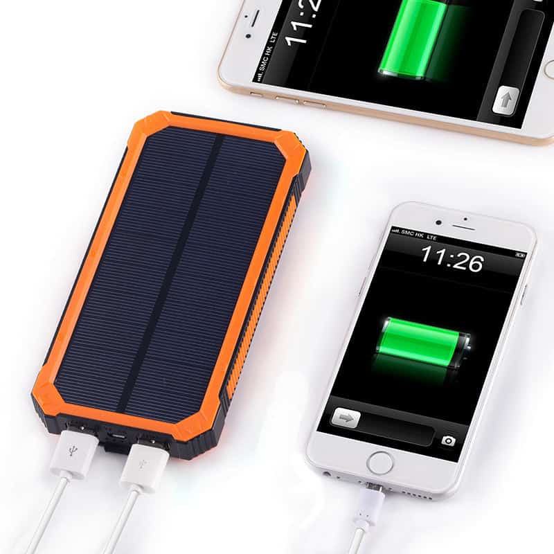 Solcelle Oplader Til Mobil Ekstern 10000 Mah