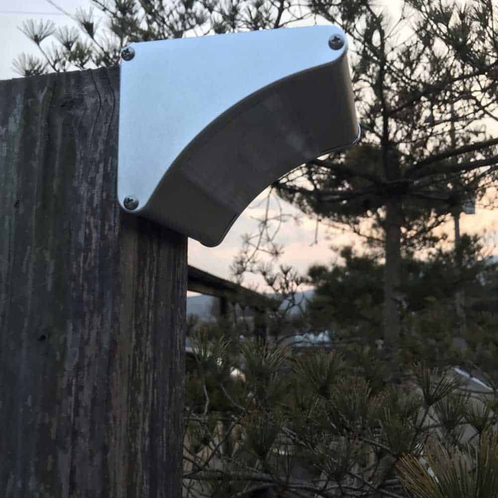 Solcelle Væglampe 24 Led Lampe I Aluminium