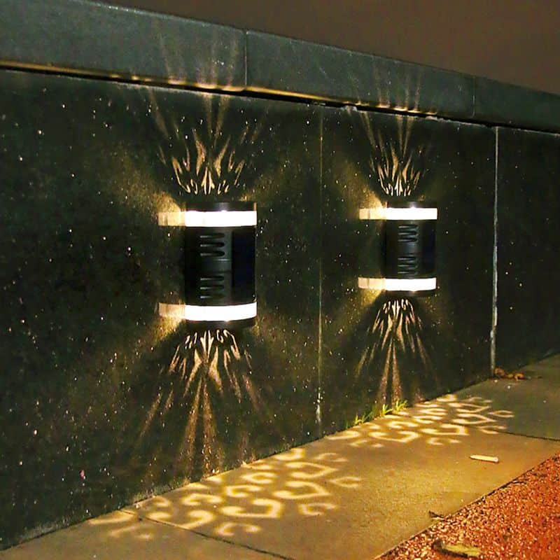 Solcellelamper Udendørs Væg Design