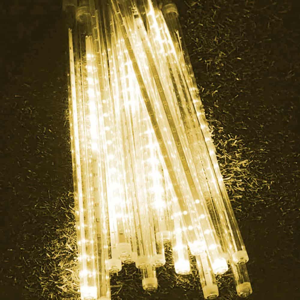 Led Lyskæde Med Solcelle 10 Gul Tube