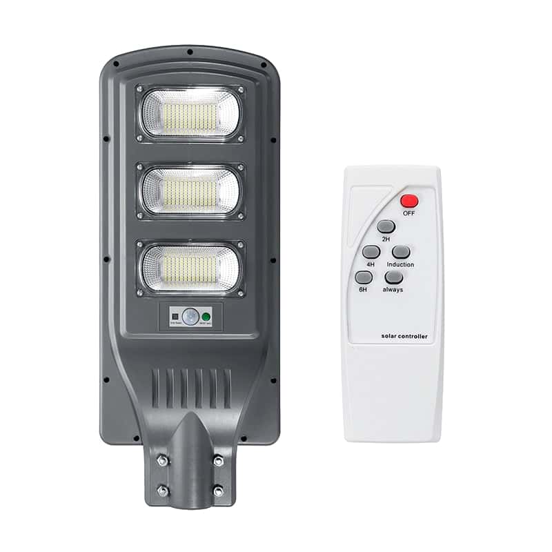 Solcelle Gadelamper Tredobbelt Blok 351 Led