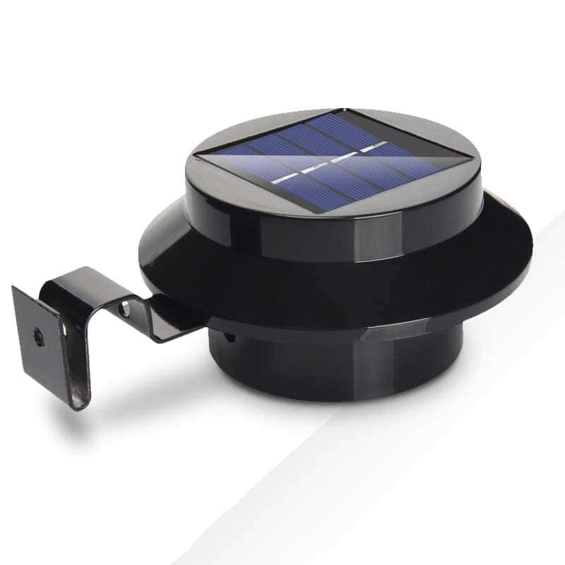 Runde Solcellelamper Have (Sort/Hvid)"