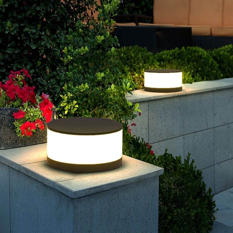 Led Solcellelamper Design Luksus Cylinder