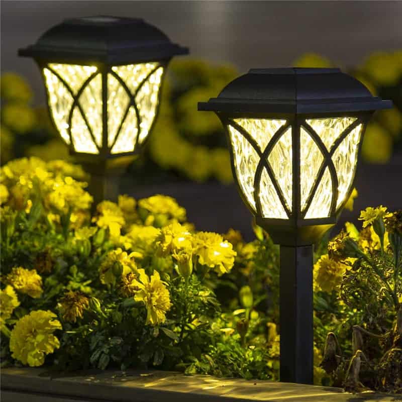 Solcellelamper På Spyd Have "Krystal Beacon" (6 Stk)