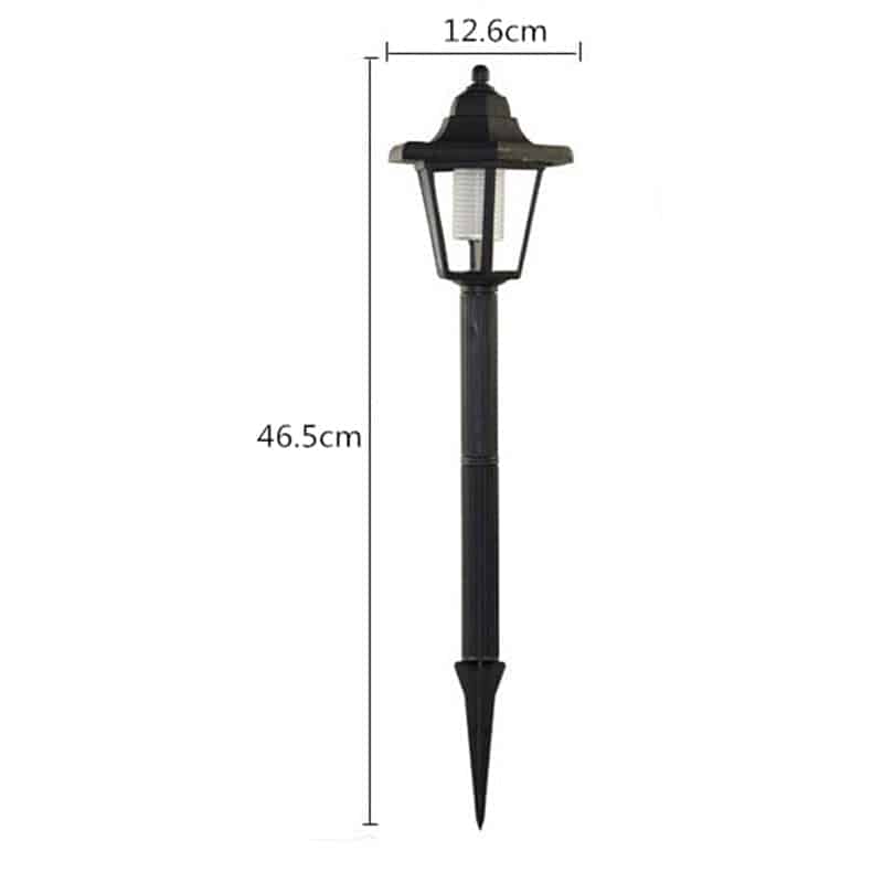 Solcellelamper På Spyd Have "Spids Hat Beacon" Sort (2Stk)