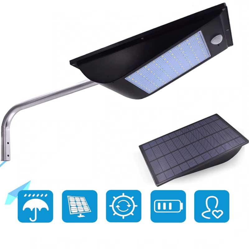 Solcelle Gadelamper Mini "Gadelampe 81 Led"