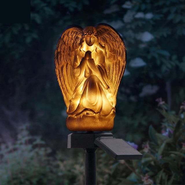 Dekorativ Solcellelampe Have "Lysende Engel"