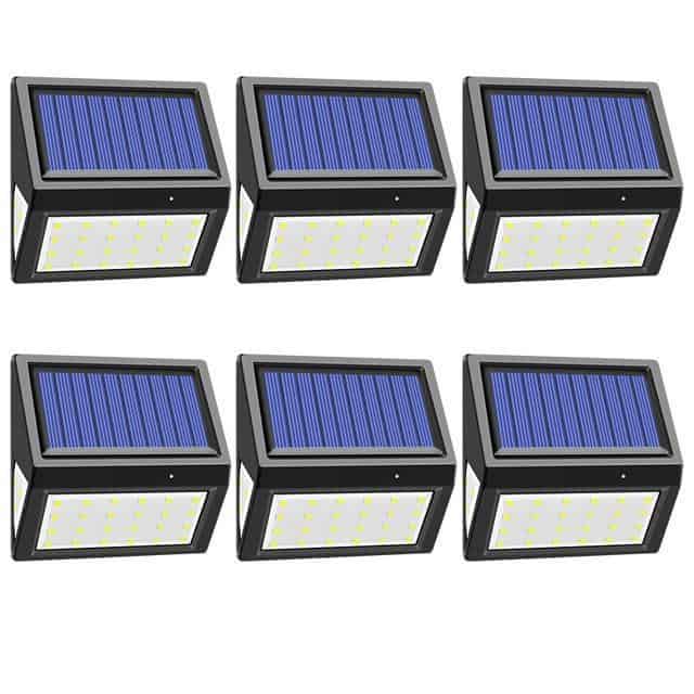 Solcelle Væglampe Udendørs 30 Led (1/2/4/6 Stk)