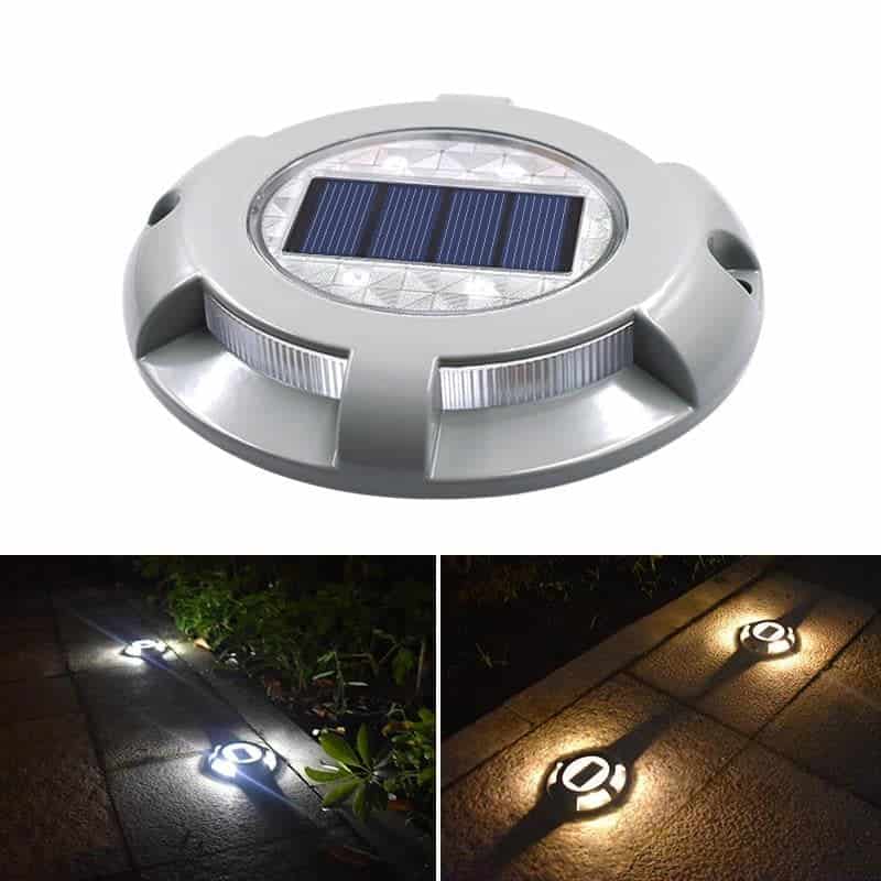 Solcellelampe Jord "Alu Vej Stud"