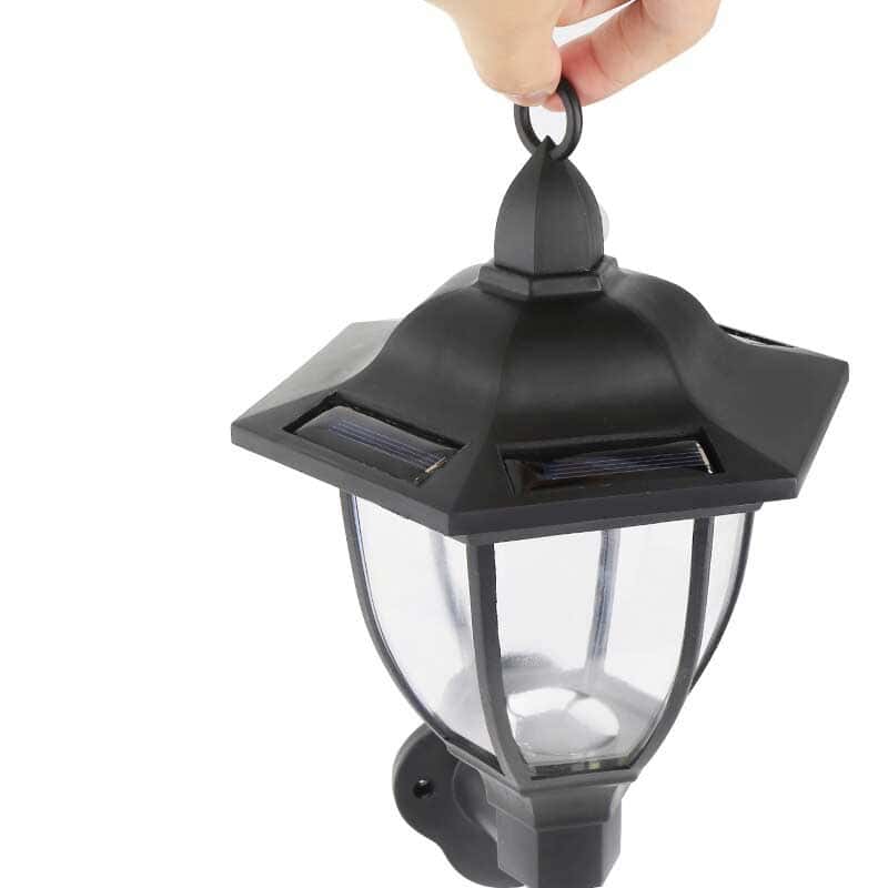 Solcellelamper Udendørs Med Sensor Have "Ly For Natlys" Sort
