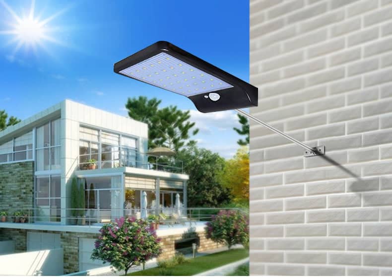 Solcelle Gadelamper Sort Eller Hvid 500 Lumens