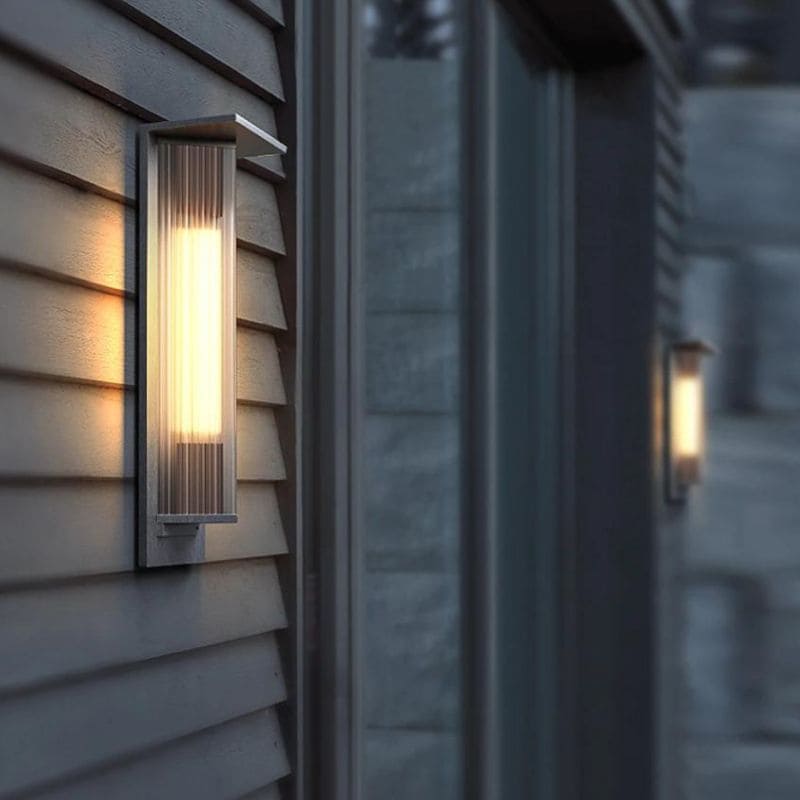 Solcellelamper Væg Design Luksus Terrasse Væglampe (Alu)