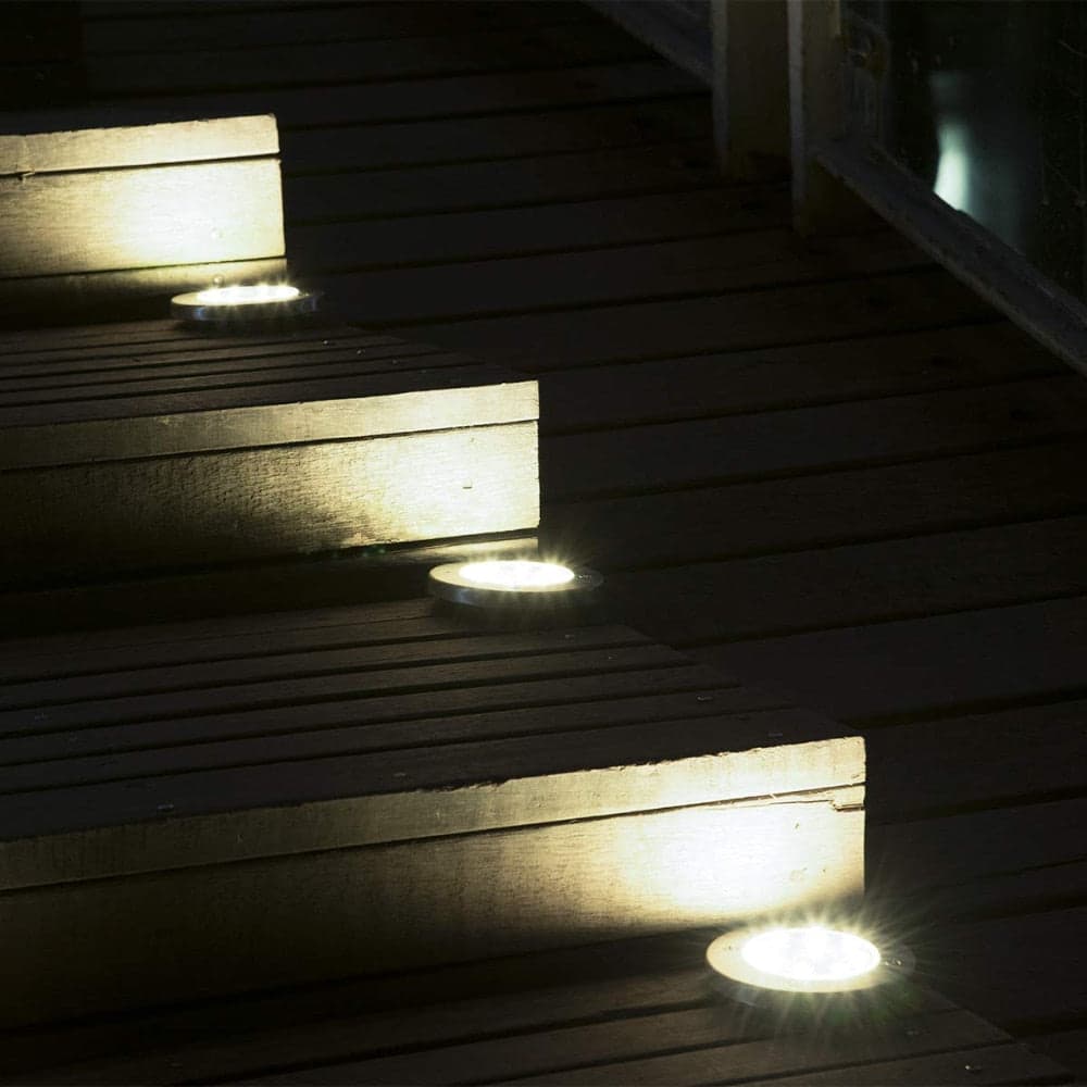 Solcellelampe Jord 16 Led (4 Stykker)