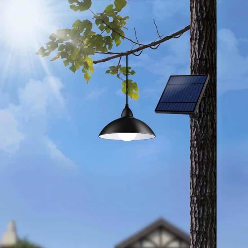 Solcellelampe Udendørs Hængende "Lysekrone"