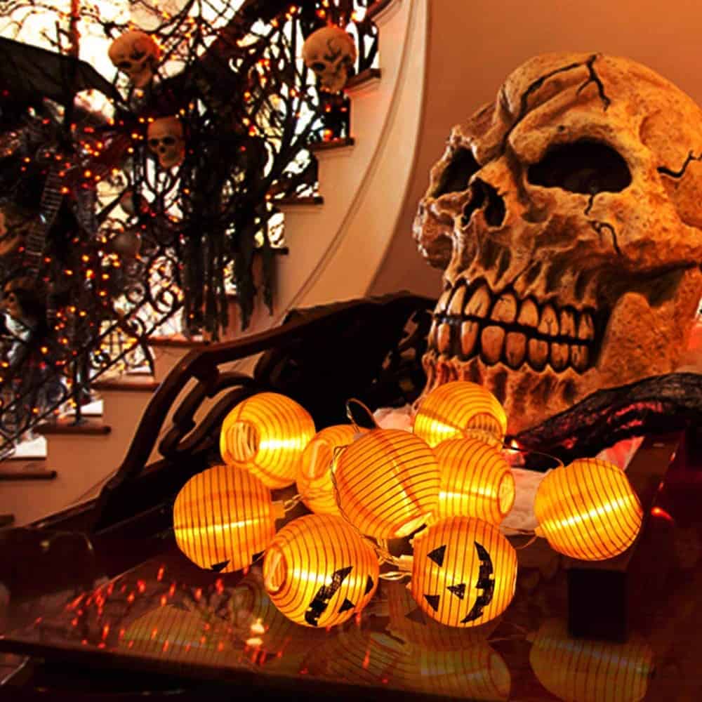 Solcelle Lyskæde "Halloween Græskar"