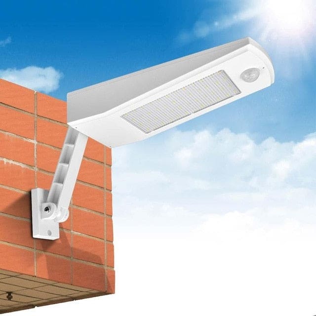 Solcelle Gadelamper Sort/Hvid 48 Led