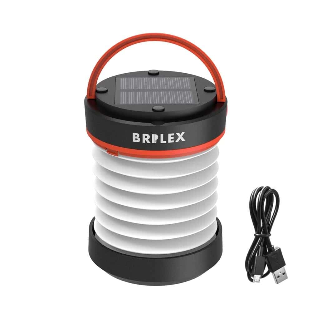 Solcellelampe Sammenfoldelig Brilex Camping (Usb)