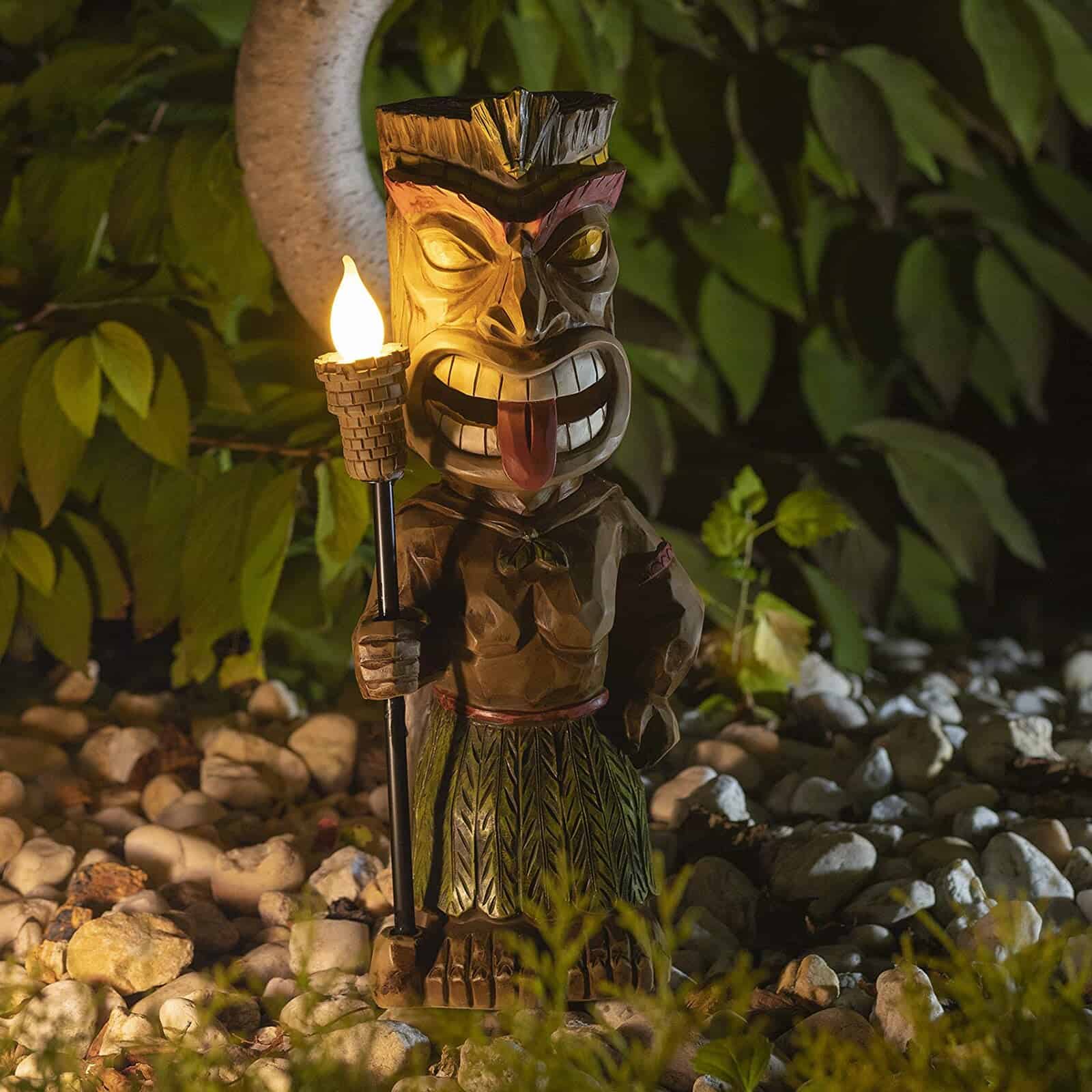 Dekorativ Solcellelampe Have "Udendørs Lysende Totem"